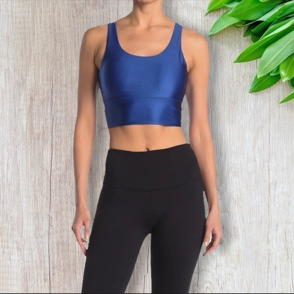 Gottex Silhouette Bralette in Shine Sapphire XS